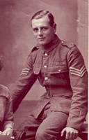 Percy Lockett : Photograph of Percy in Tameside Local Studies and Archives Centre.  Reference:  MR4/17/298